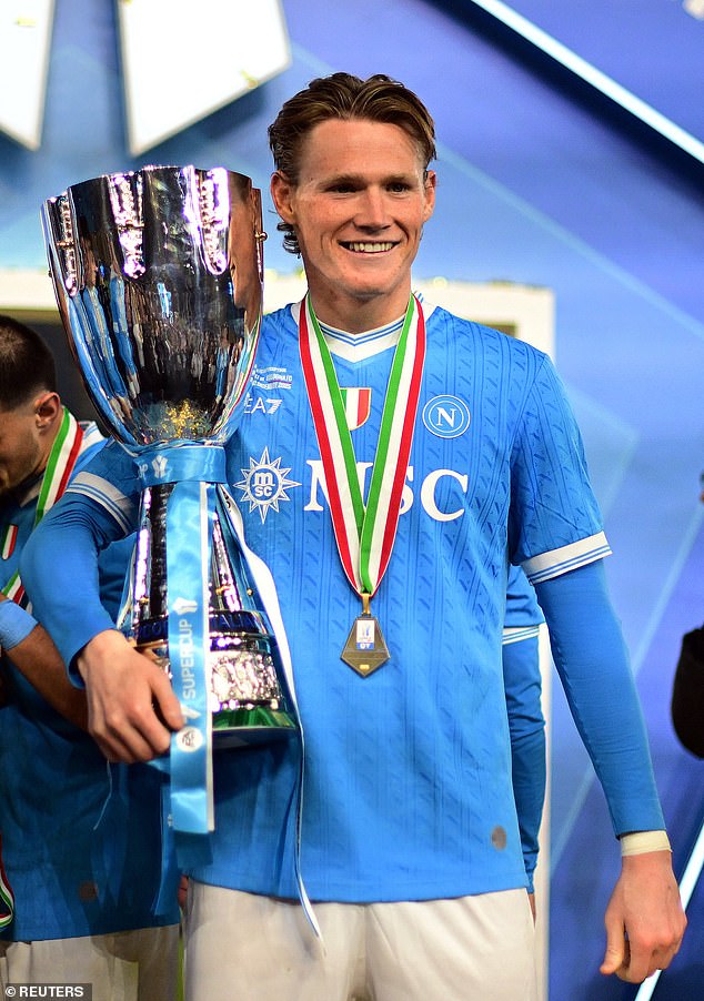 Scott McTominay has also reached incredible new heights since leaving childhood club United, helping clinch the Serie A with Napoli last season and getting a Ballon d'Or nod for his efforts