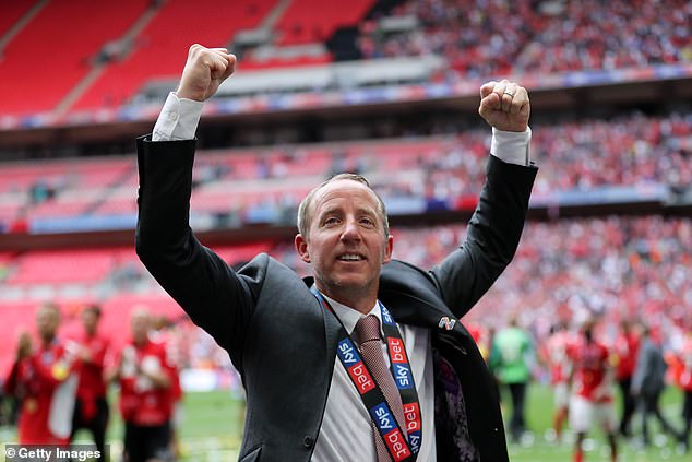 He led them to promotion through the League One play-offs a year later, beating Sunderland at Wembley