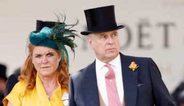 Andrew Mountbatten-Windsor and Sarah Ferguson break cover to attend the christening of Princess Beatrice's daughter, Athena