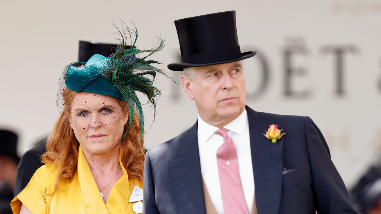 Andrew Mountbatten-Windsor and Sarah Ferguson break cover to attend the christening of Princess Beatrice's daughter, Athena