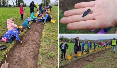 Prehistoric artifacts found amid search for long-lost Irish castle