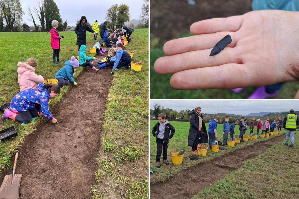 Prehistoric artifacts found amid search for long-lost Irish castle