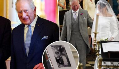Meghan Markle wedding photo still on display at King Charles' London home