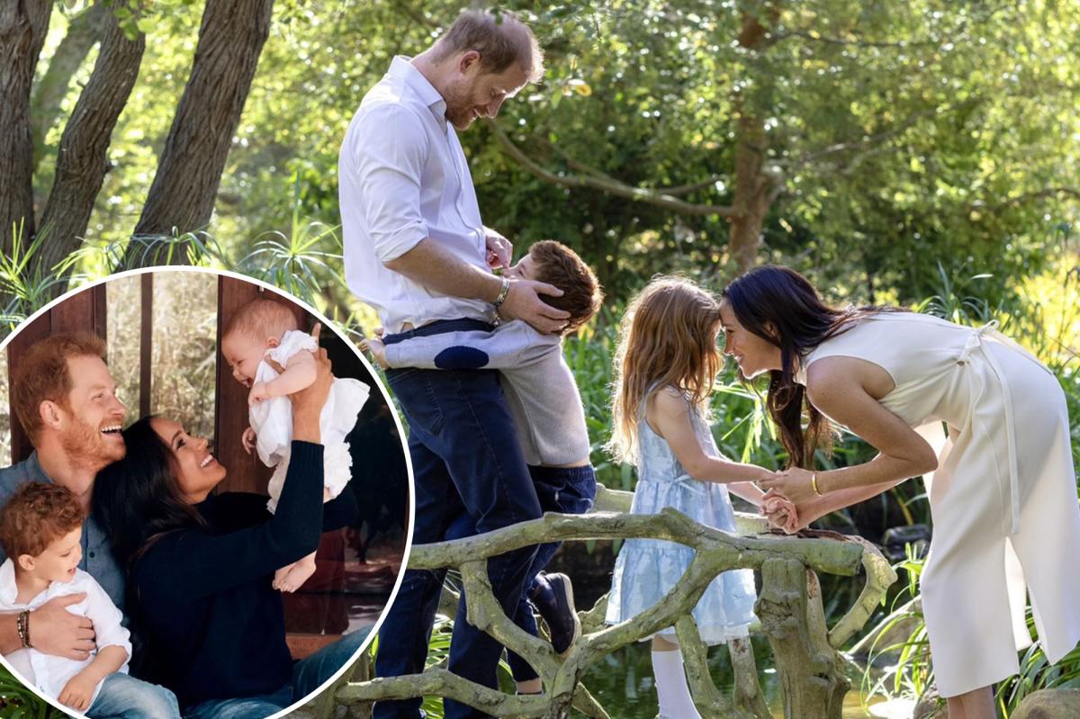 Meghan Markle shares intimate holiday card featuring Prince Harry, Archie and Lilibet
