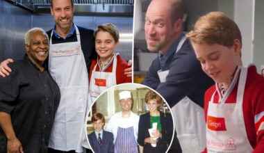 Prince William brings Prince George to volunteer at same place Princess Diana brought him growing up