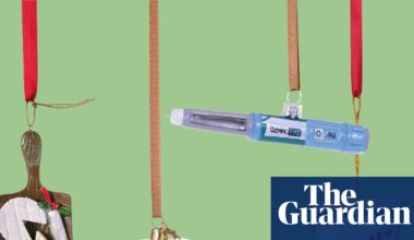 Goodbye angels, hello Ozempic needles – what’s behind the boom in bizarre Christmas baubles? | Christmas