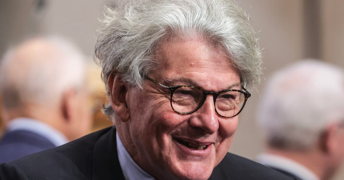 Breton says US sanctions against him put EU on an ‘extraordinarily dangerous path’ – POLITICO