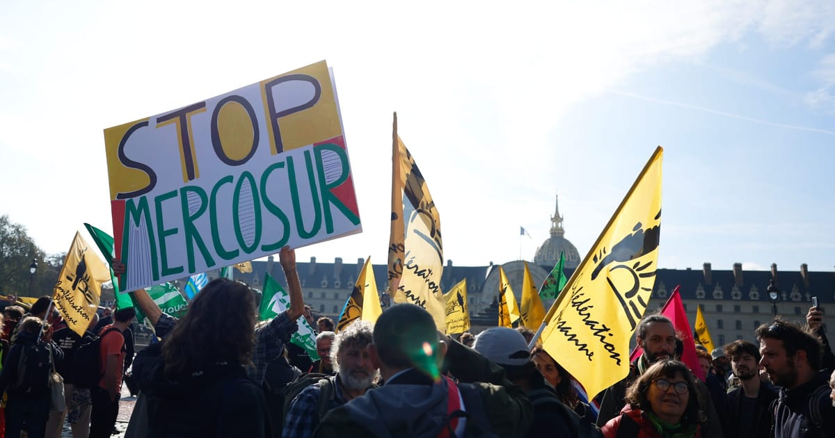 France seeks to delay crunch vote on EU’s Mercosur mega deal – POLITICO