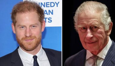 King Charles could extend Christmas olive branch to son Prince Harry