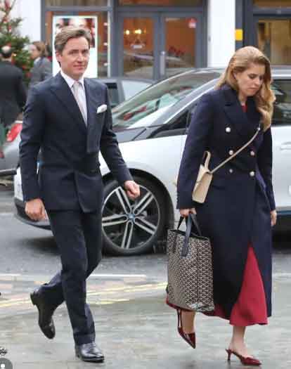 Princess Beatrice and her husband Edoardo Mapellli Mozzi