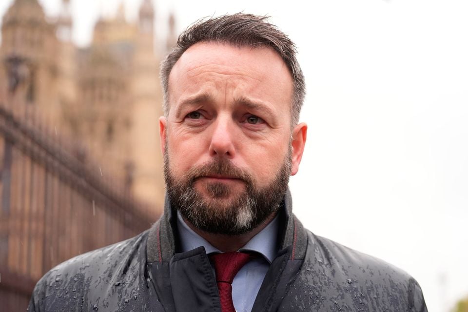 Colum Eastwood. Pic by Lucy North/PA Wire.