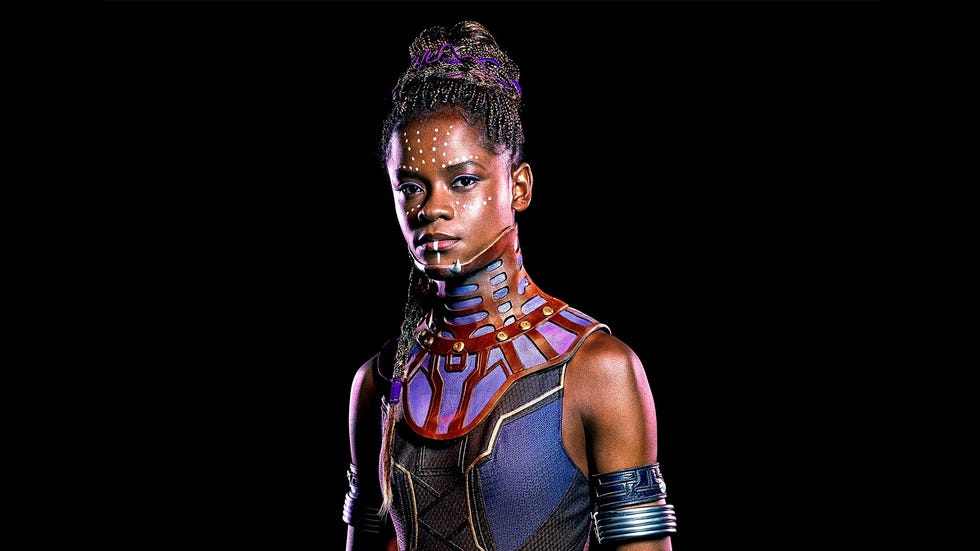 letitia wright as shuri in black panther