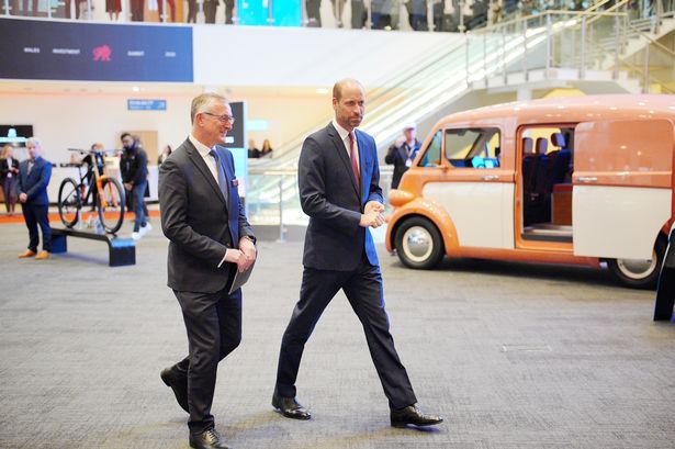 Prince of Wales during a visit to the Wales Investment Summit