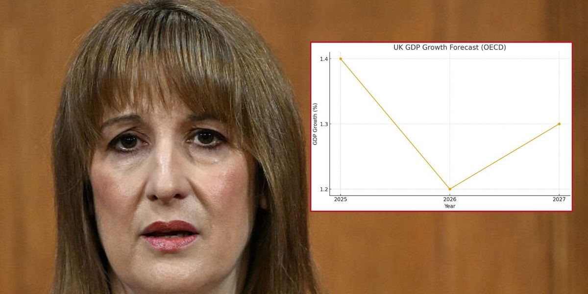 Britain heading for economic slowdown after Rachel Reeves's tax hikes, OECD warns