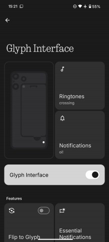 Glyph options - Nothing Phone (3a) Lite review