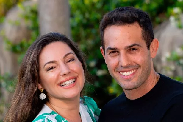 Kelly Brook and husband 