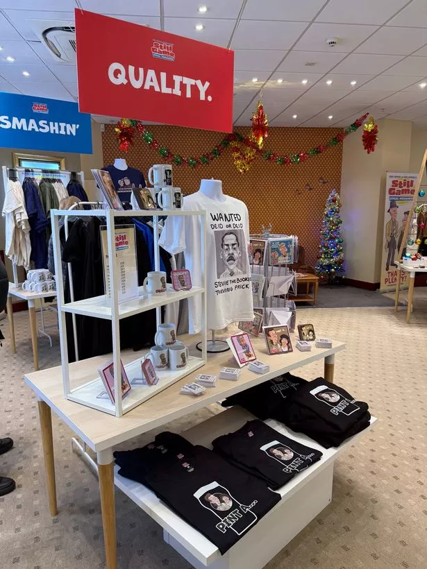 An image of the new Still Game store in Buchanan Galleries, Glasgow 