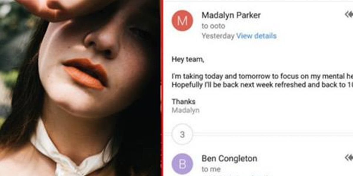 Woman told her coworkers she was taking a mental health day. Her boss responded immediately.