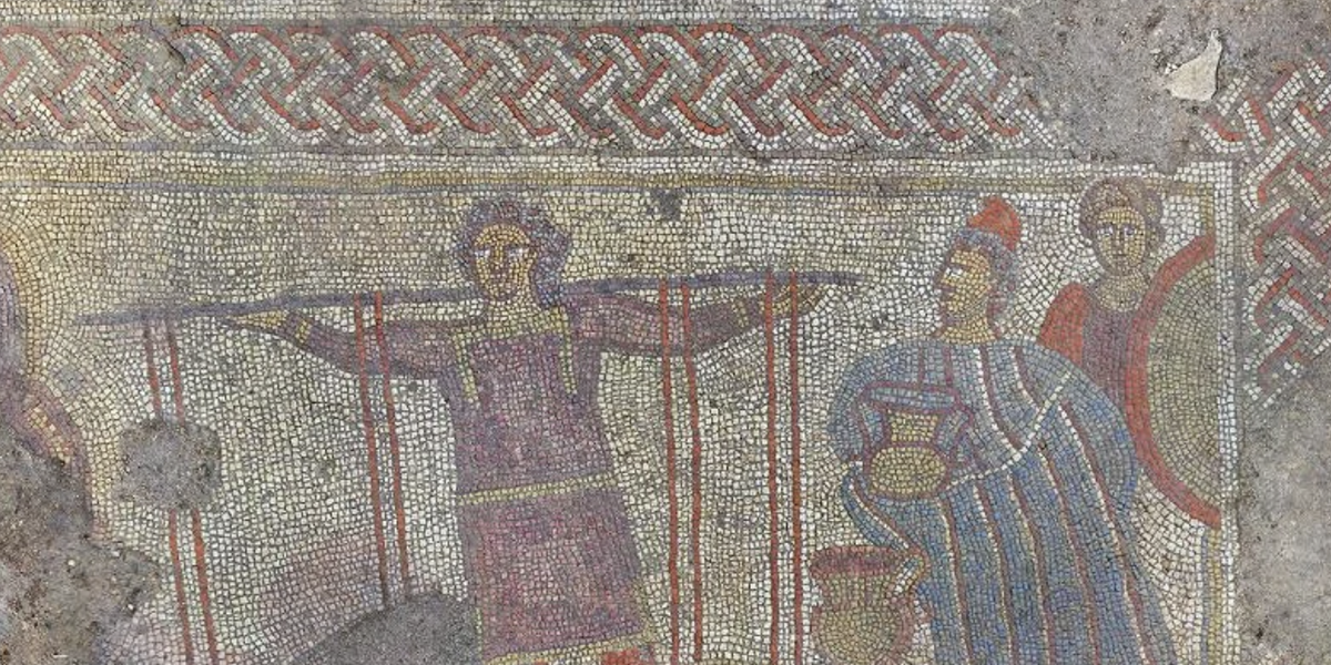 Archaeology breakthrough as Trojan War mosaic unearthed in Britain depicts lost history