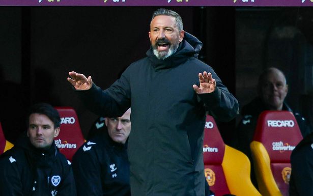 Hearts head coach Derek McInnes