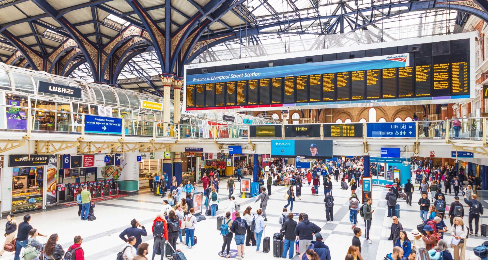 The Busiest Train Station in The UK in 2025 is In London