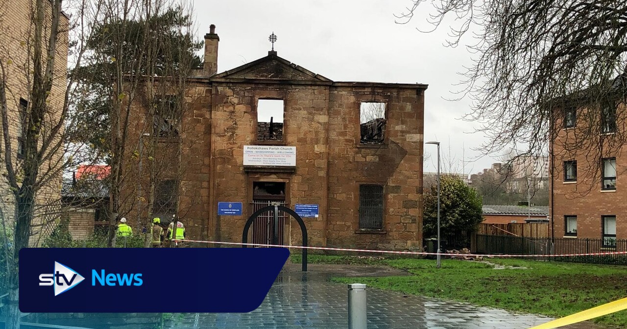 B-listed Pollokshaws Parish Church suffers significant damage after early-morning blaze