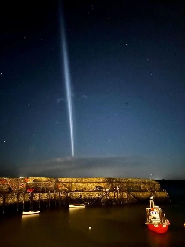 Experts say the blazing light was most likely caused by a Chinese rocket