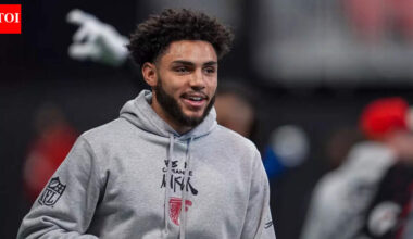 ‘Day-to-day’ or done for 2025? Where Drake London stands before Week 15 vs. Buccaneers | NFL News