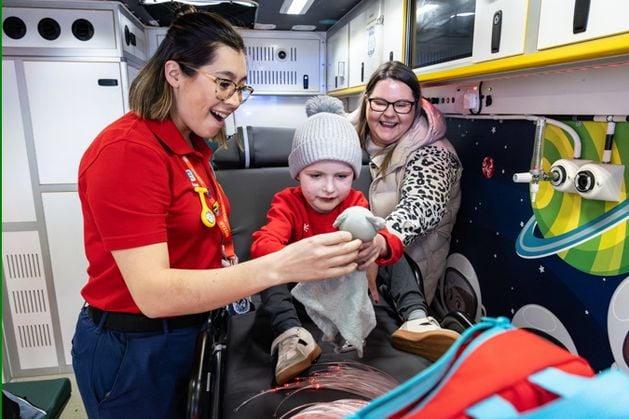 ‘It’s almost like a treat’: How NI’s only dedicated children’s ambulance transformed journeys for boy with half a heart