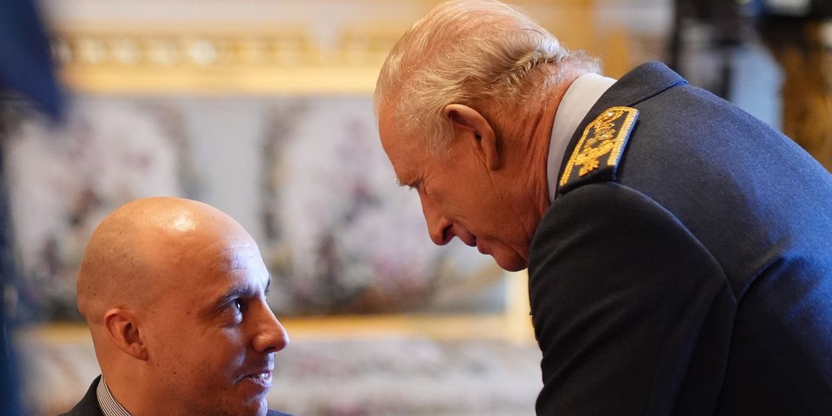 King Charles shares sport he 'really likes' as he bestows British champion with MBE