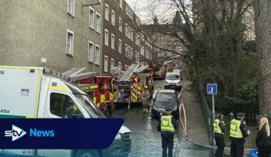 Firefighter among two injured after fire rips through Edinburgh flat
