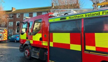 Moneyreagh Road: Firefighters battling barn blaze in Co Down
