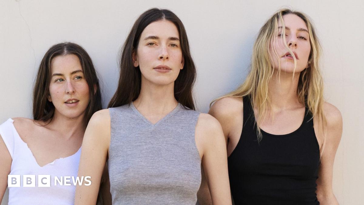 Promotional photo of the rock group Haim