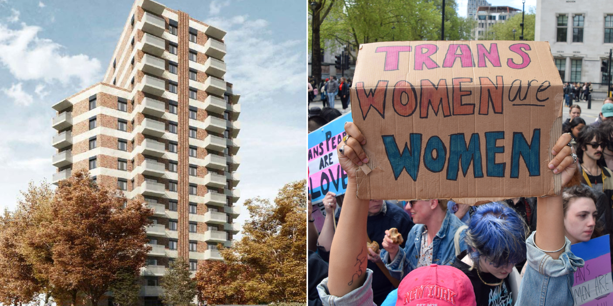 'Women-only' block of London flats now accepts men who 'identify as women'