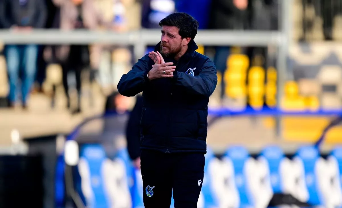 Darrell Clarke, Manager of Bristol Rovers looks dejected after losing  during the Sky Bet League 2 Match between Bristol Rovers and Swindon Town at Memorial Stadium on 13 December 2025. Photo: Tom Sandberg/PPAUK