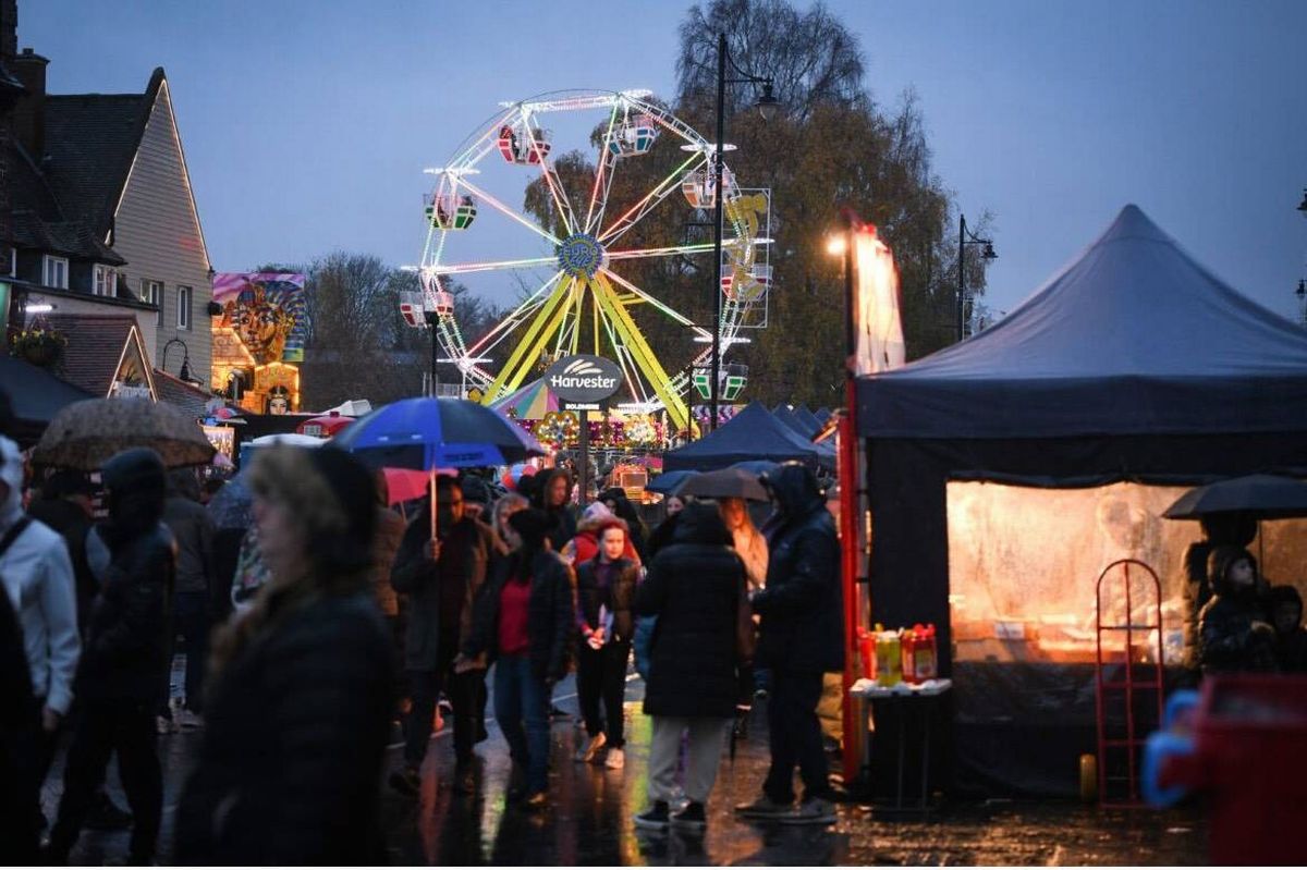 A buzzing Boldmere Christmas Festival in previous years