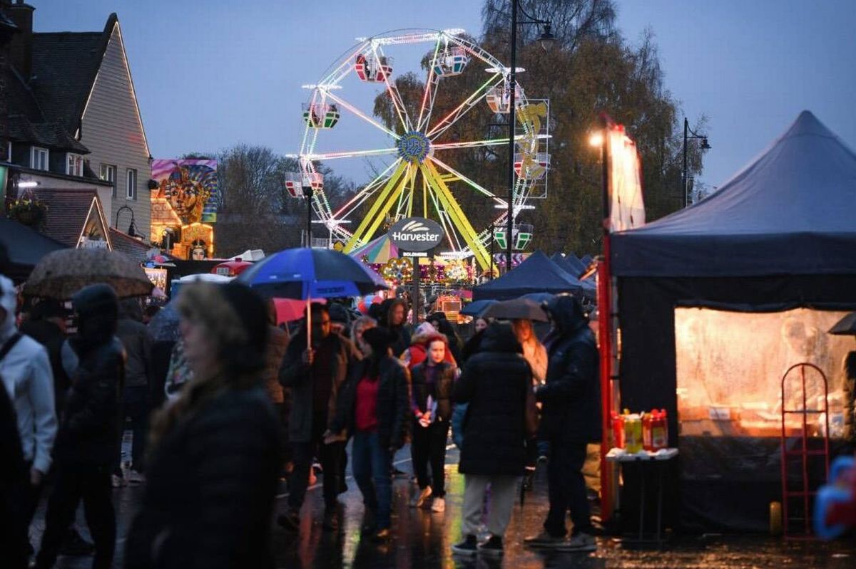 A buzzing Boldmere Christmas Festival in previous years