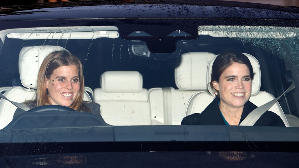 Princess Eugenie and Princess Beatrice put on united front at royal family's pre-Christmas lunch