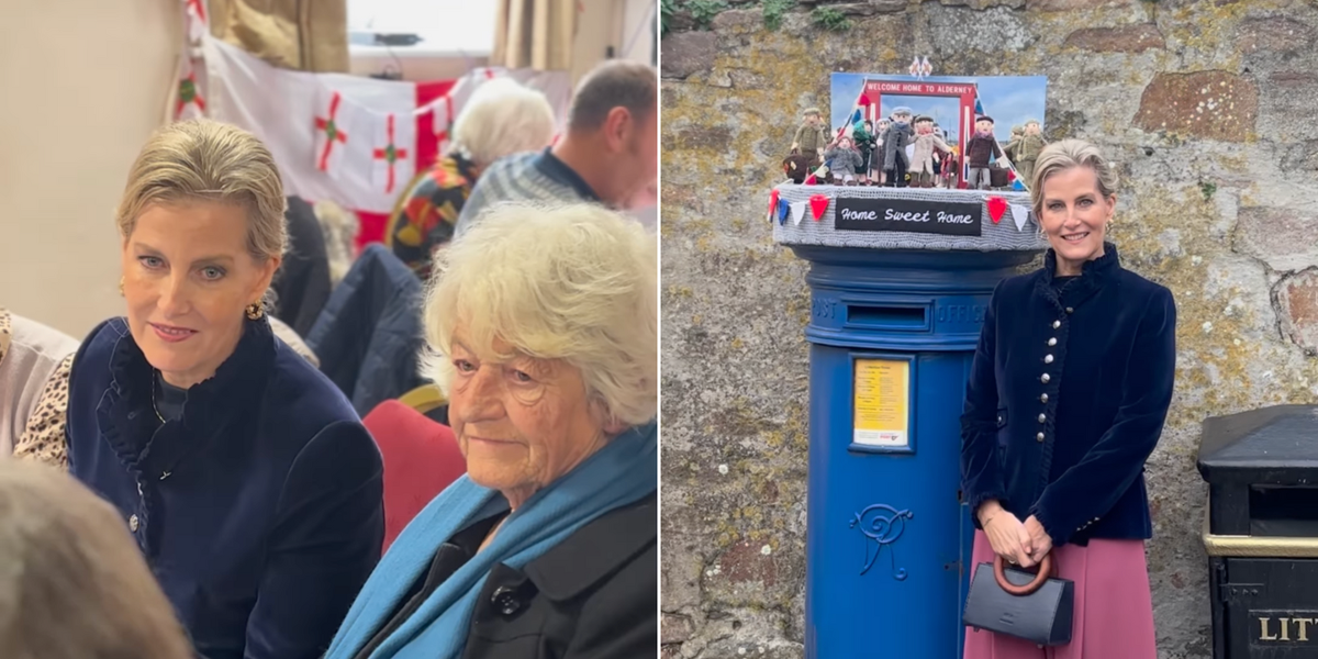 Duchess of Edinburgh braves extreme winds to celebrate special occasion