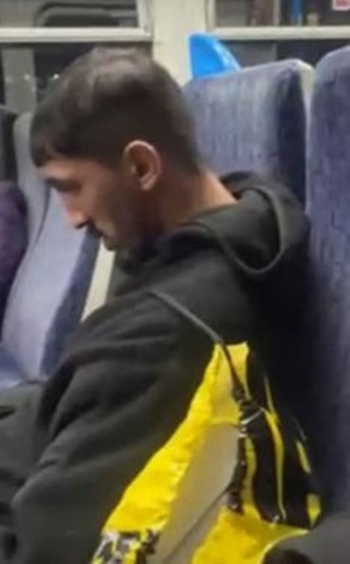london train cctv appeal man