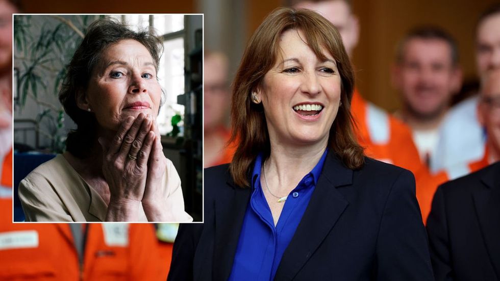 Rachel Reeves and pension saver