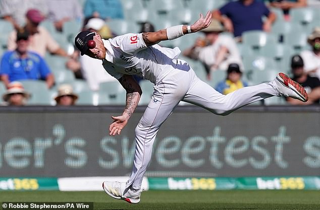 England's Ben Stokes fields the ball on day three of the third NRMA Insurance Ashes Series 2025 test at the Adelaide Oval, Australia. Picture date: Friday December 19, 2025. PA Photo. Photo credit should read: Robbie Stephenson/PA Wire.RESTRICTIONS: Use subject to restrictions. Editorial use only, no commercial use without prior consent from rights holder.