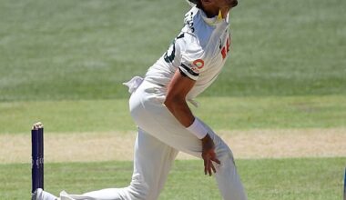 Mandatory Credit: Photo by Matt Turner/Shutterstock (16112898x) Mitchell Starc of Australia during Day 4 of the Men's Ashes at Adelaide Oval. Australia v England, NRMA Insurance Ashes, 3rd Test, Day Four, Cricket, Adelaide Oval, Adelaide, Australia - 20 Dec 2025