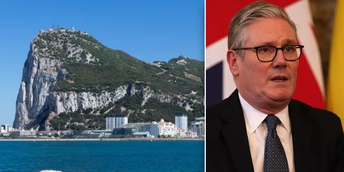 Britons will not be able to enter Gibraltar without Spanish border guards' permission as Keir Starmer hands over border control to EU