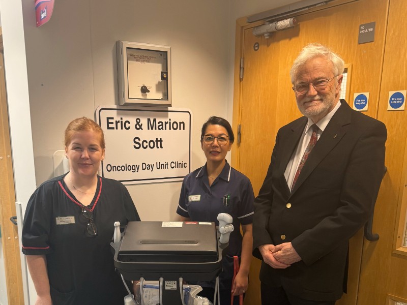 Ultrasound machine for chemotherapy unit 'will make a huge difference'