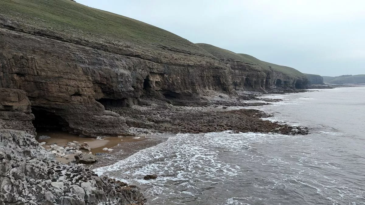 A beach along the coast of Vale of Glamorgan