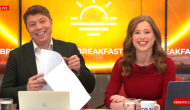 Emily and Patrick read out Christmas messages from GB News viewers