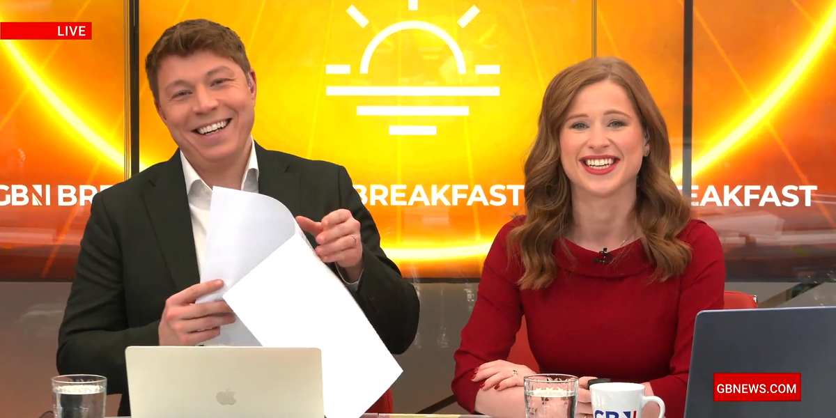 Emily and Patrick read out Christmas messages from GB News viewers