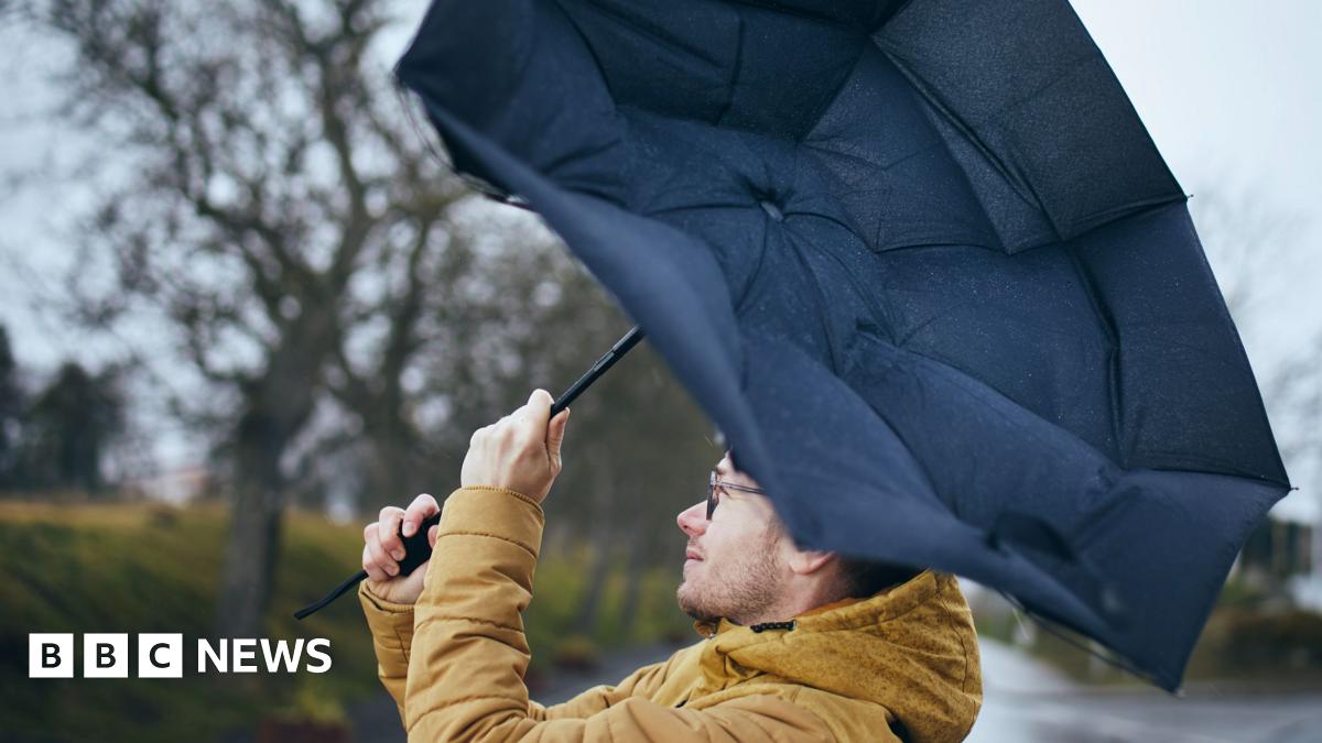 Weather map shows a swathe of Wales that could be affected by strong wind gusts from Anglesey in the north to Swansea and Cardiff in the south