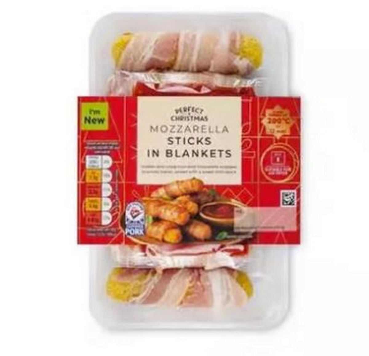  Perfect Christmas Mozzarella Sticks in Blankets